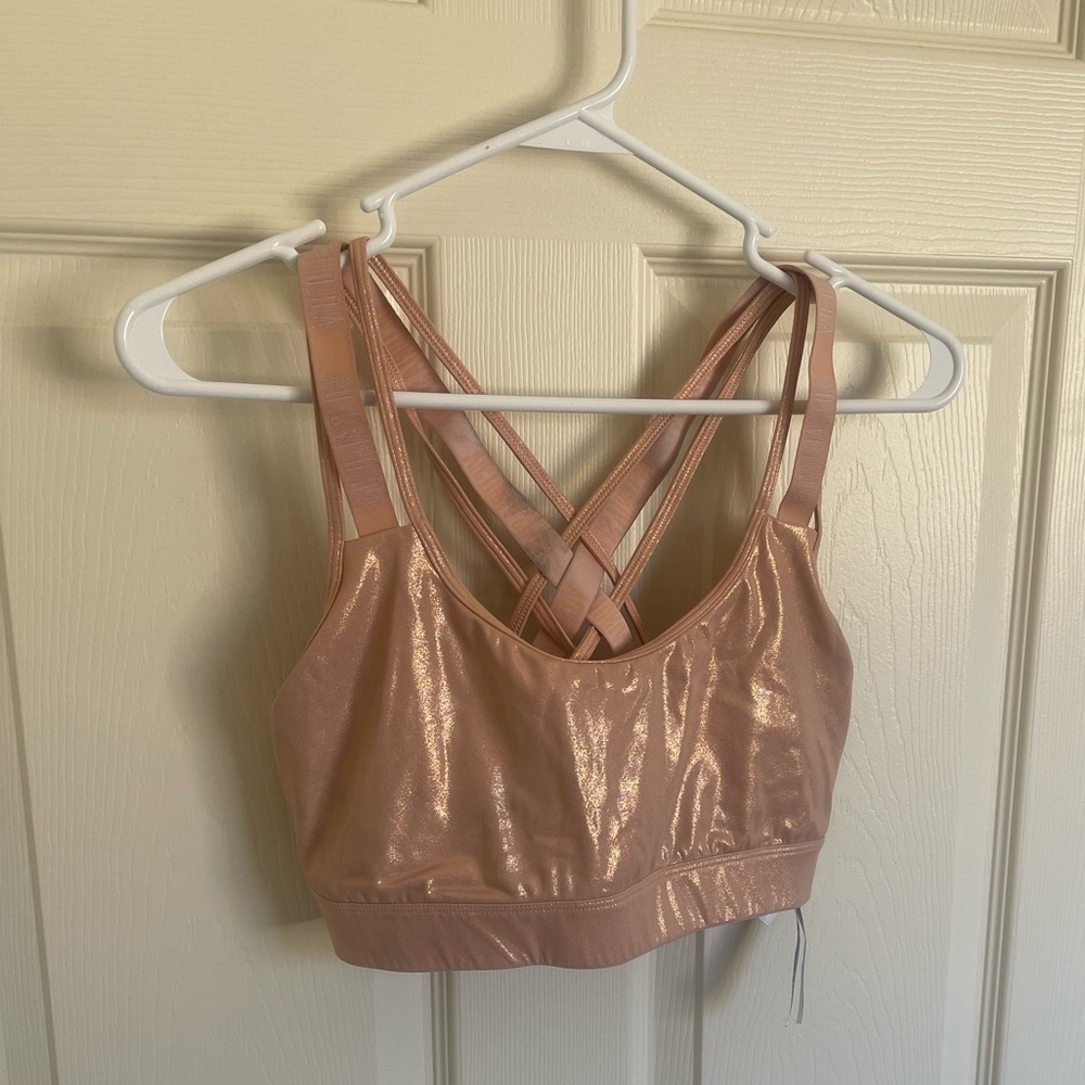 Rose Gold Sports Bra